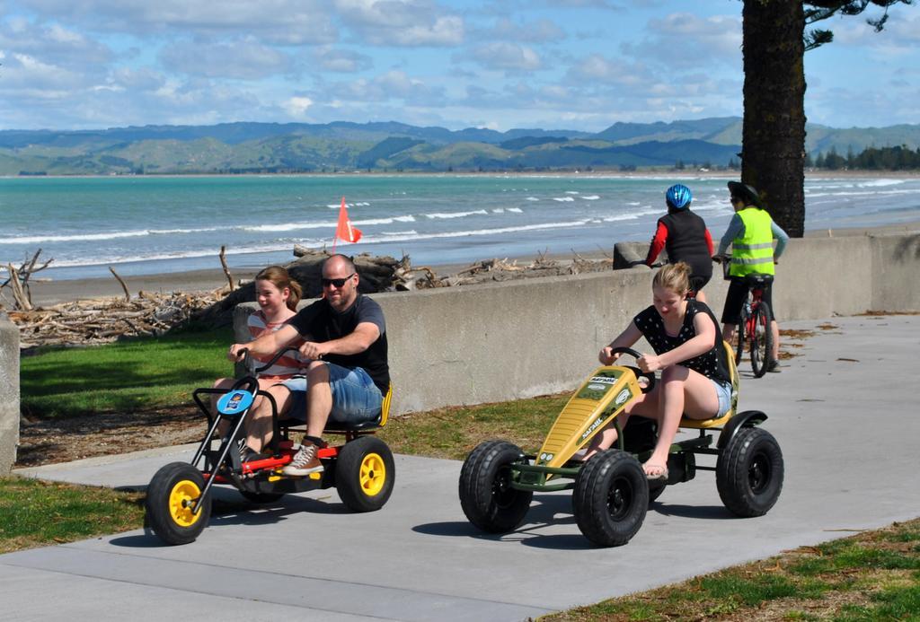 Waikanae Beach Top 10 Holiday Park Gisborne Eksteriør bilde
