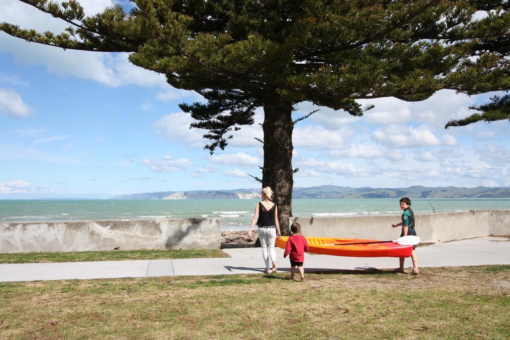Waikanae Beach Top 10 Holiday Park Gisborne Eksteriør bilde
