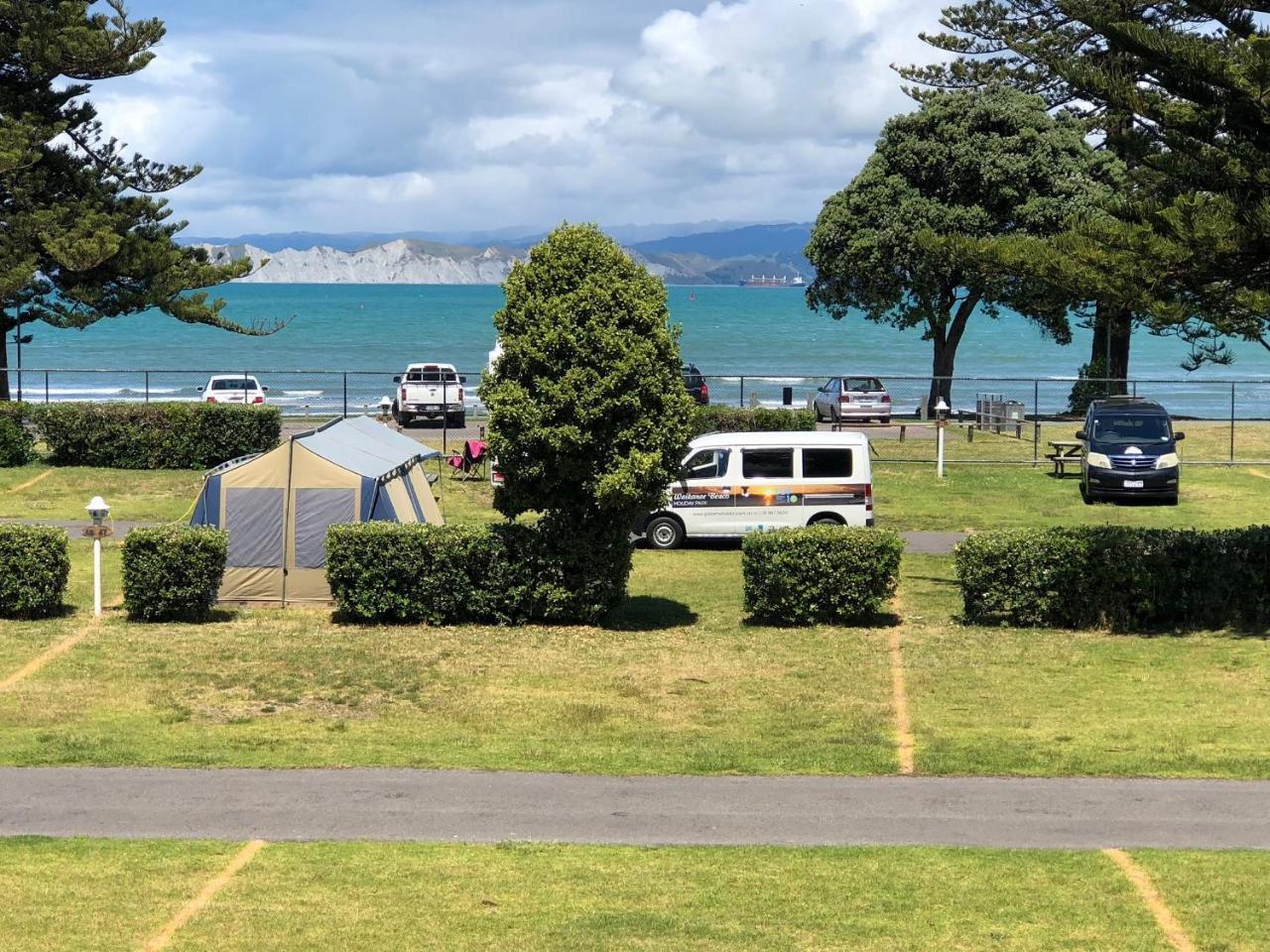 Waikanae Beach Top 10 Holiday Park Gisborne Eksteriør bilde
